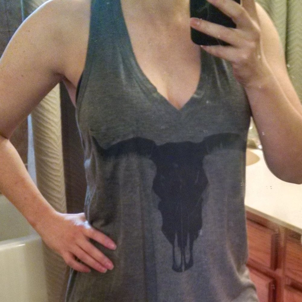 Haute Hippie Longhorn Racerback Tank M